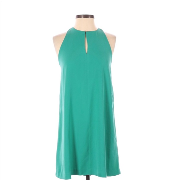 Ann Taylor Loft Sleeveless Teal Dress - Picture 2 of 5